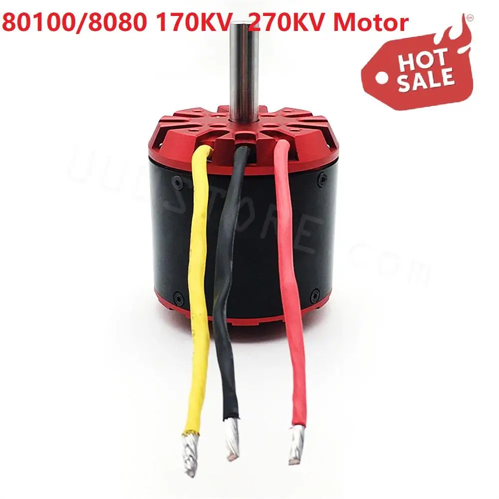الصناعية الصف 80100/8080 170KV 270KV فرش موتور تيار مباشر Sensorless Sensored ل RC هواية دراجة كهربائية الروبوتات سكوتر 10 80100 brushless motor can also be used for DIY modification of underwater thrusters and bicycles