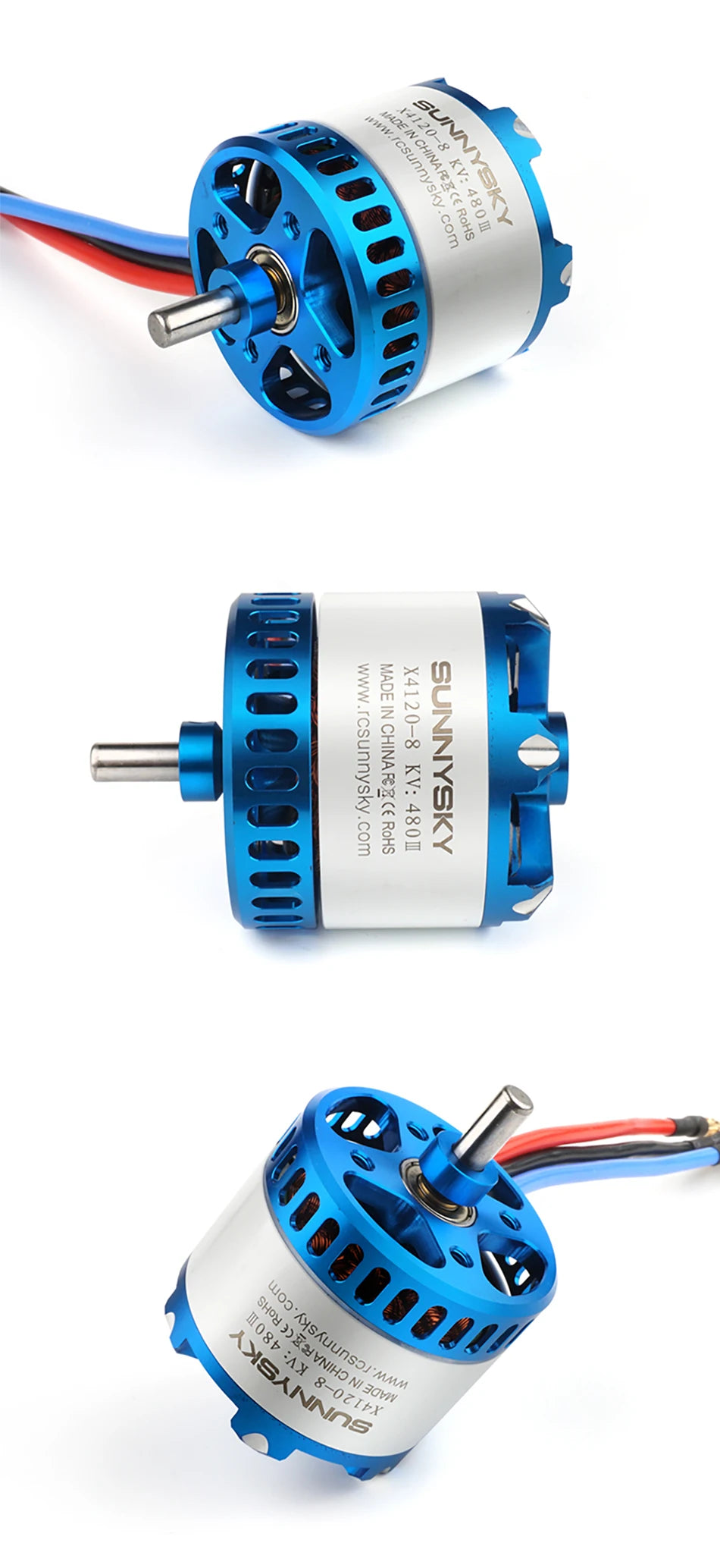 SUNNYSKY X III Version Motor SPECIFICATIONS Use :