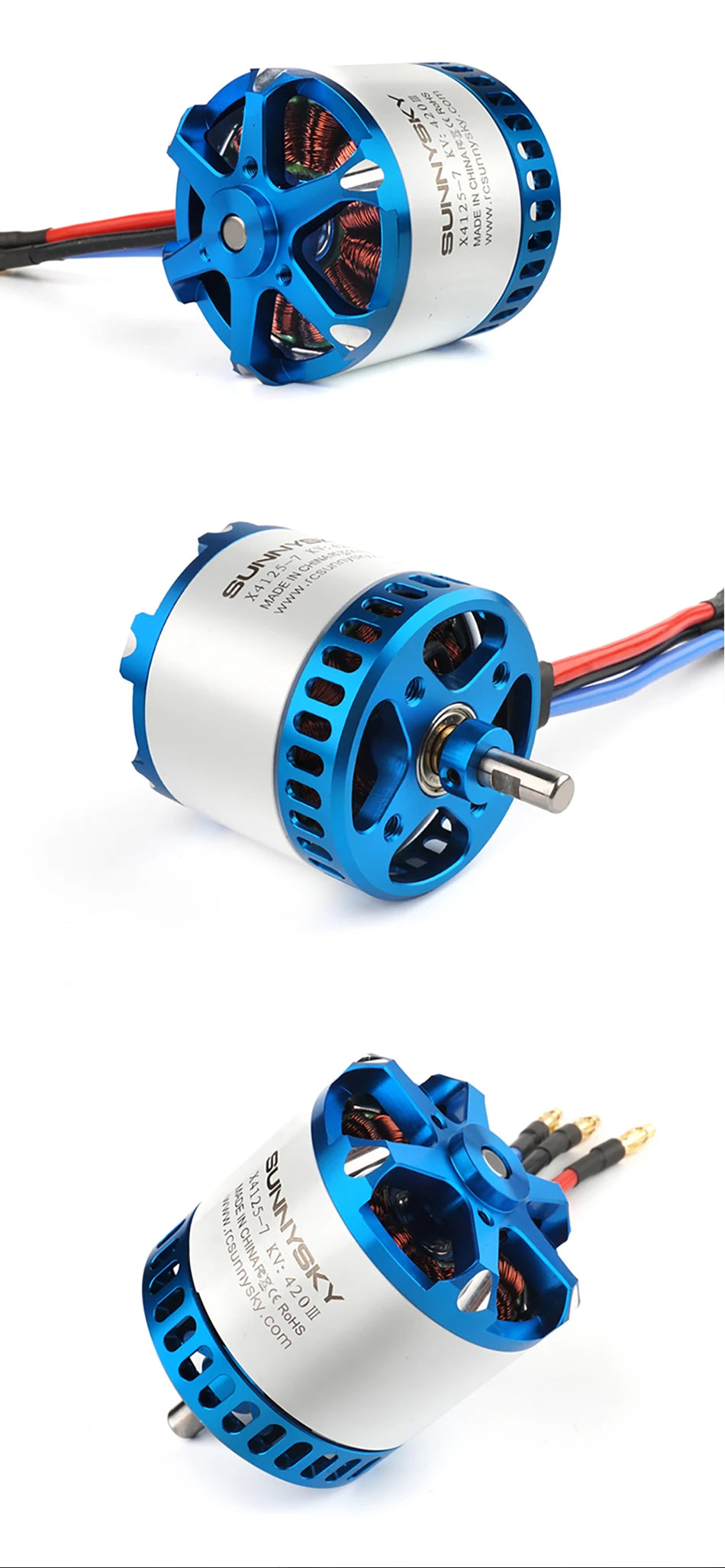 SUNNYSKY X III Version Motor SPECIFICATIONS Use :