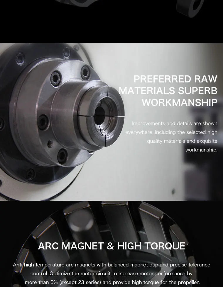 T-MOTOR, PREFERRED RAW MATERIALS SUPERB WORKMANSHIP Evenwn