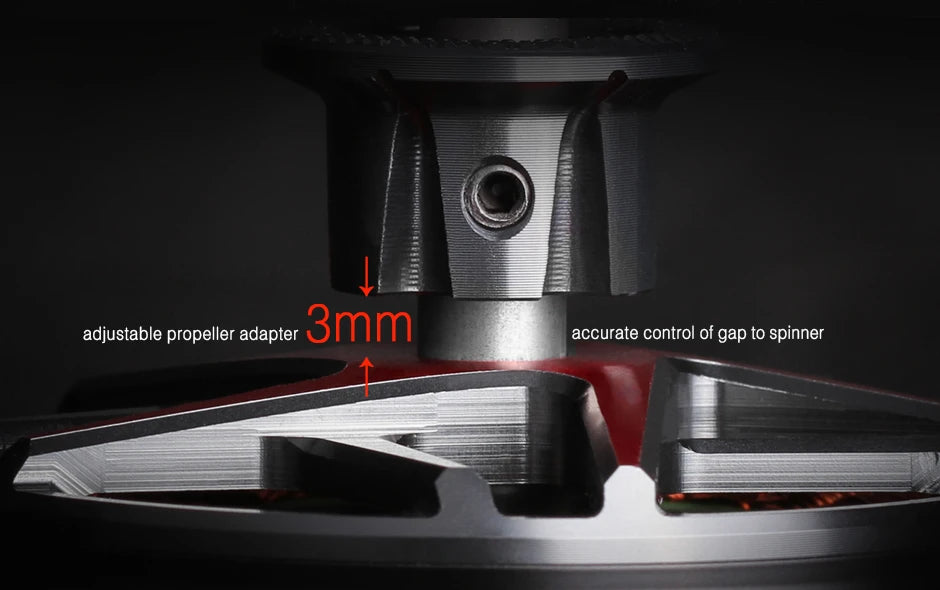 T-MOTOR, adjustable propeller adapter 3mm accurate control of gap to spin