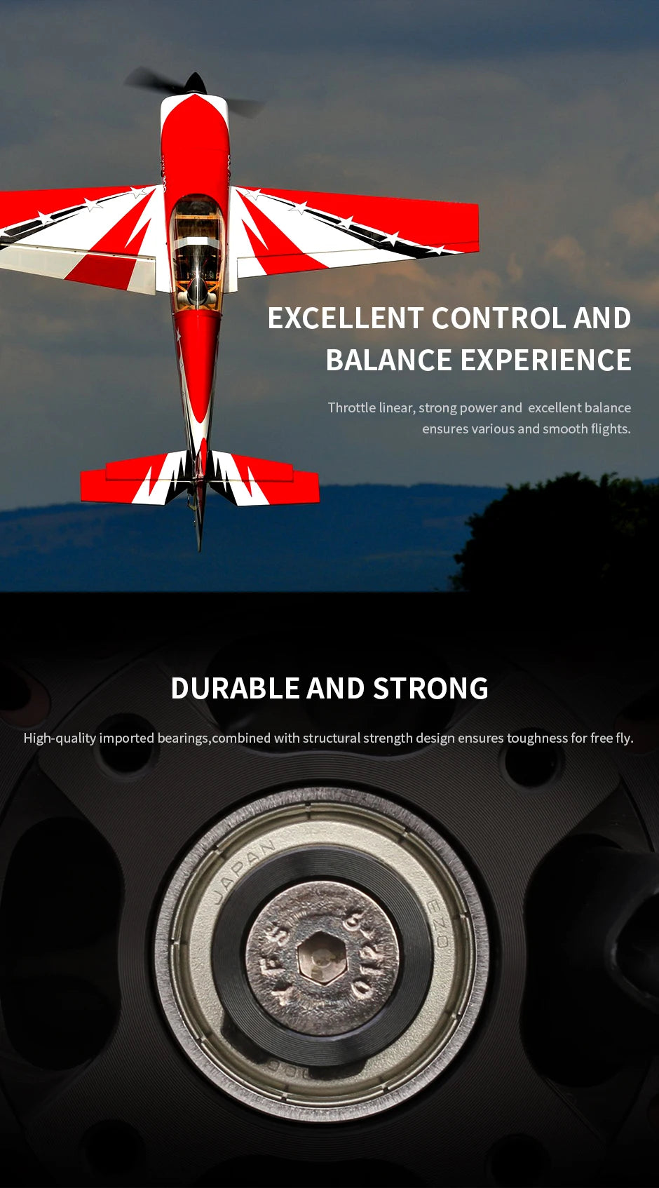 T-motor, EXCELLENT CONTROL AND BALANCE EXPERIENCE Thrott