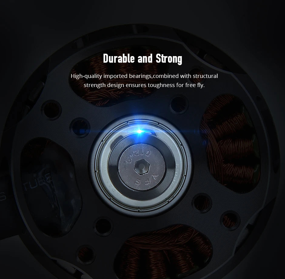 T-motor, Durable and Strong High-quality imported bearings,combined with structural strength design ensure