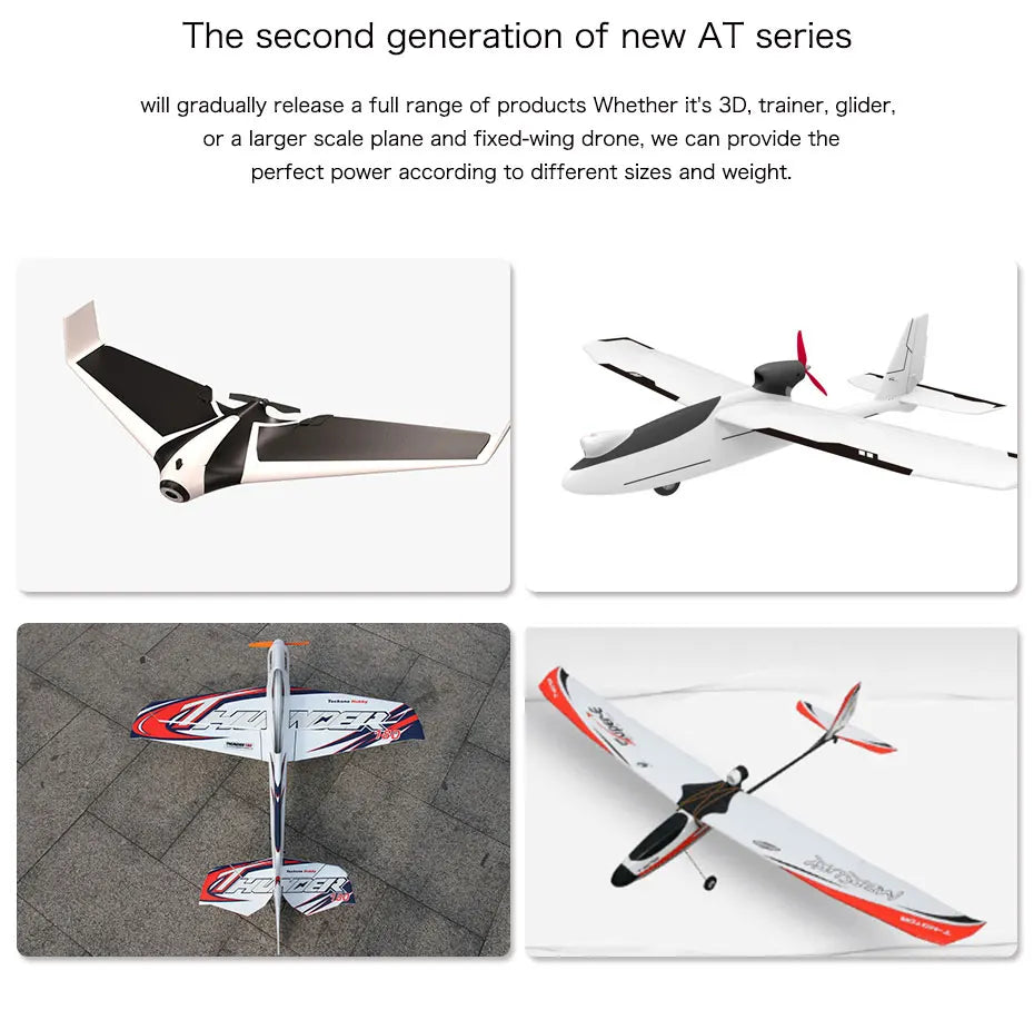 T-MOTOR, the second generation of new AT series gradually release a full range of products . Whether