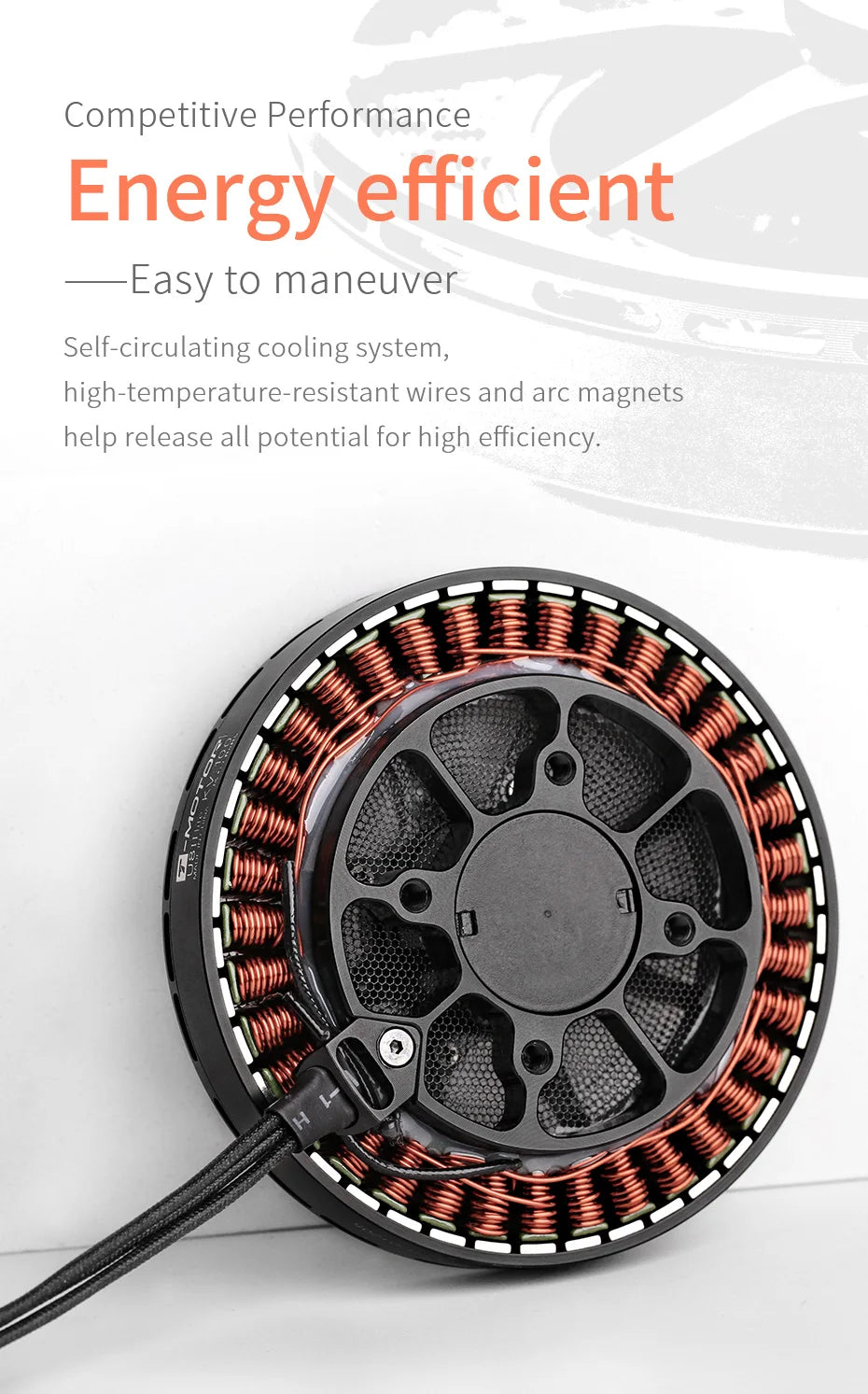 T-motor U8 II Lite KV100 Outrunner Brushless Motor 9.1KG Thrust U Efficiency Type Powerful For RC Drone Multirotor VTOL UAV Quadrotor 9 T-motor, Competitive Performance Energy efficient to maneuver Self-circulating cooling system, high-temperature-resistant wire