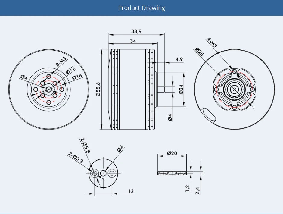T-Motor, T-MOTOR MN505-S KV320 Max SPECIFICATION