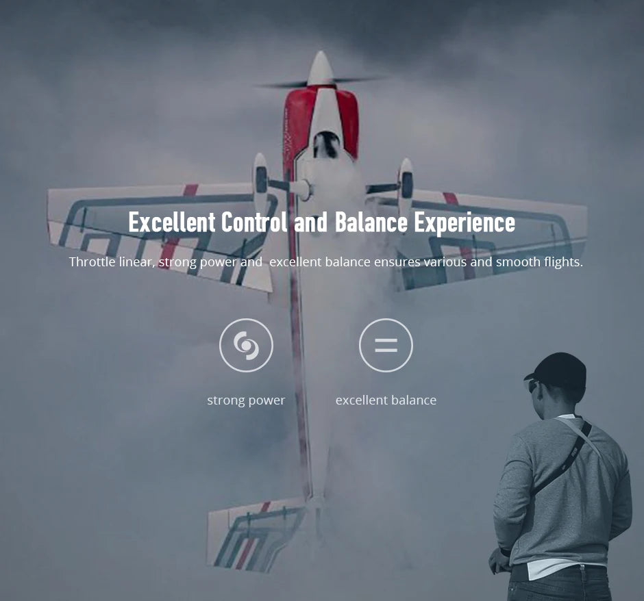 T-motor, strong power and excellent balance ensures various and smooth flights . throttle linear,