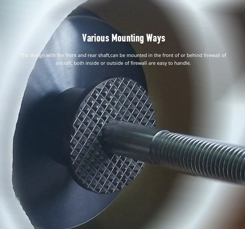 T-motor, Various Mounting design with the-front and rear shaft,can be mounted in the front