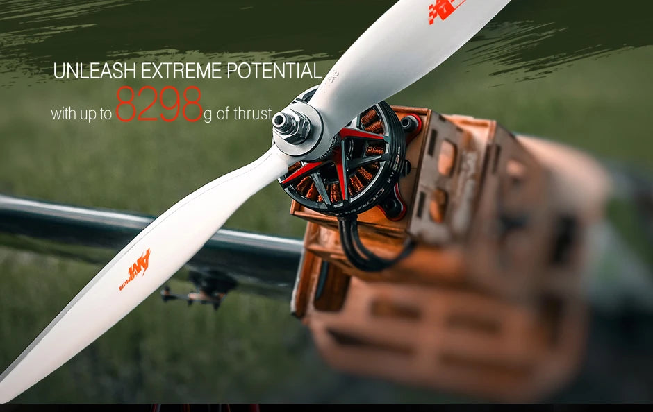 T-MOTOR AM600 Combo - KV555 (AM600+AM116+16x8prop) Unleasch Extreme Potential With up to 8298g of thrust 6 T-MOTOR, UNLEASH EXTREME POTENTIAL with up to 844 [ of thrust