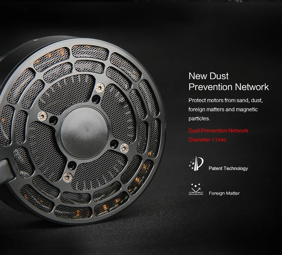 T-motor, New Dust Prevention Network Protect motors from sand, dust, foreign matters and magnetic particles