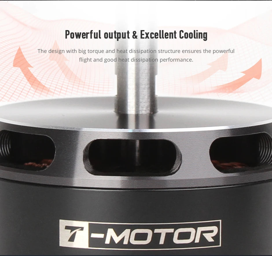 T-motor, FMOTOR The big good is the torque and heat dissipation structure .