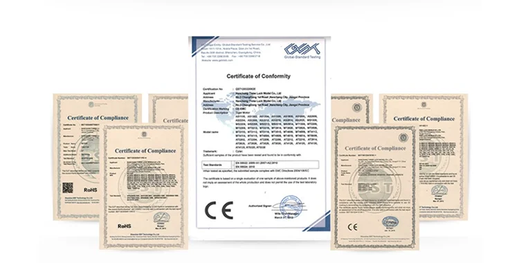 T-MOTOR, Contincais Conlormi Cettncade e Cenptenge
