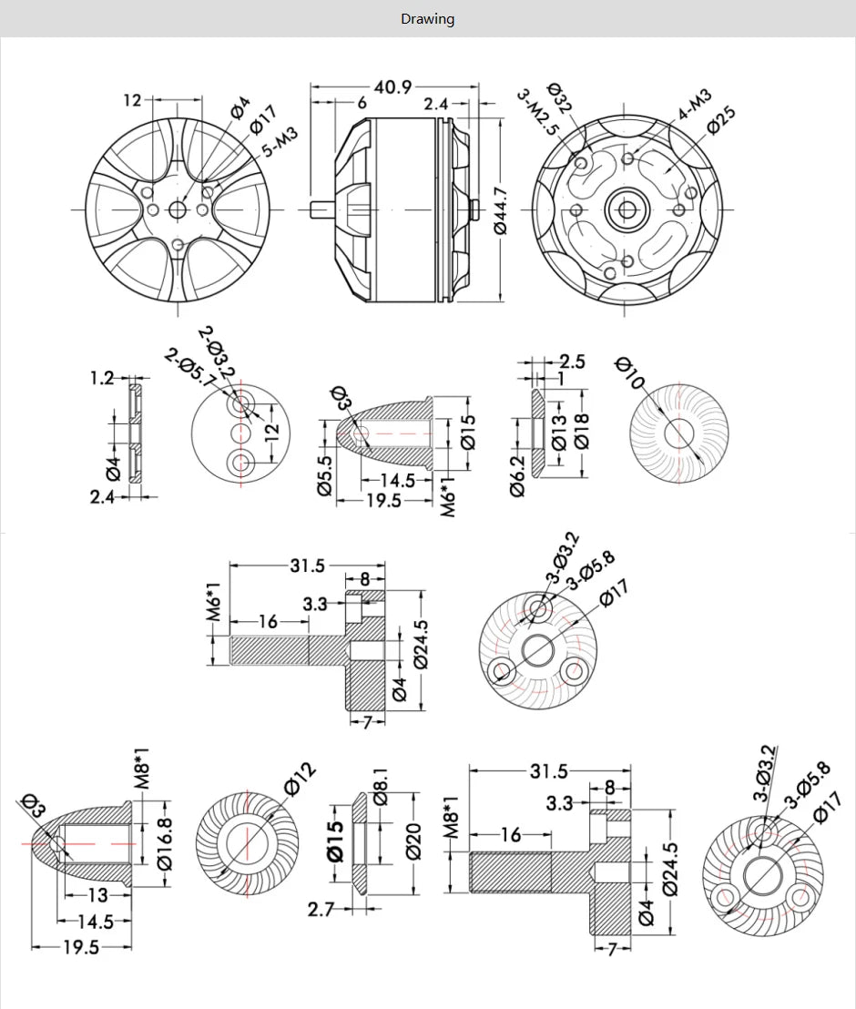 T-motor, RC Parts & Accs : Motors Origin : Mainland China