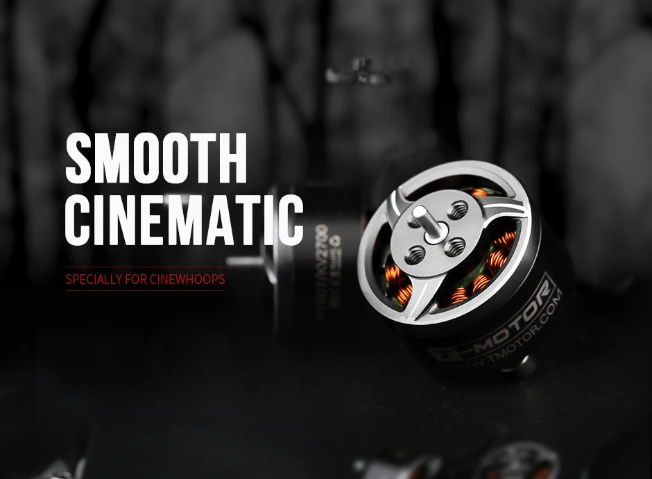 4x T-MOTOR F1507 بدون عمود KV2700 / KV3800 محرك بدون فرش لـ Cinewhoop، 3quot؛ الدعامة FPV Drone FPV Freestyle Racing Drone 7 4x T-MOTOR, SMOOTH CINEMATIC SPECIALLY FOR CINEWHOOPS In