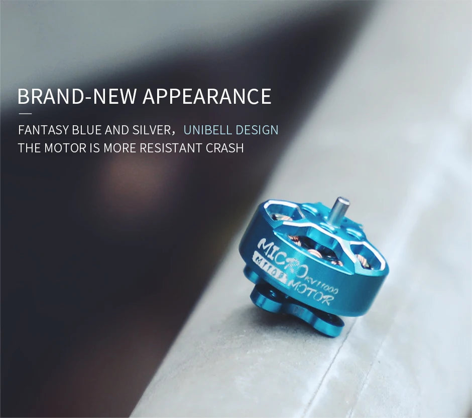 T-MOTOR, UNIBELL DESIGN THE MOTORIS MORE RESISTANT CRASH MIC