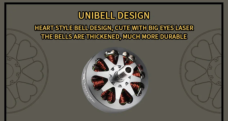 T-motor, UNIBELL DESIGN HEARTSTYLEBELLDESIGN,CUTEWI