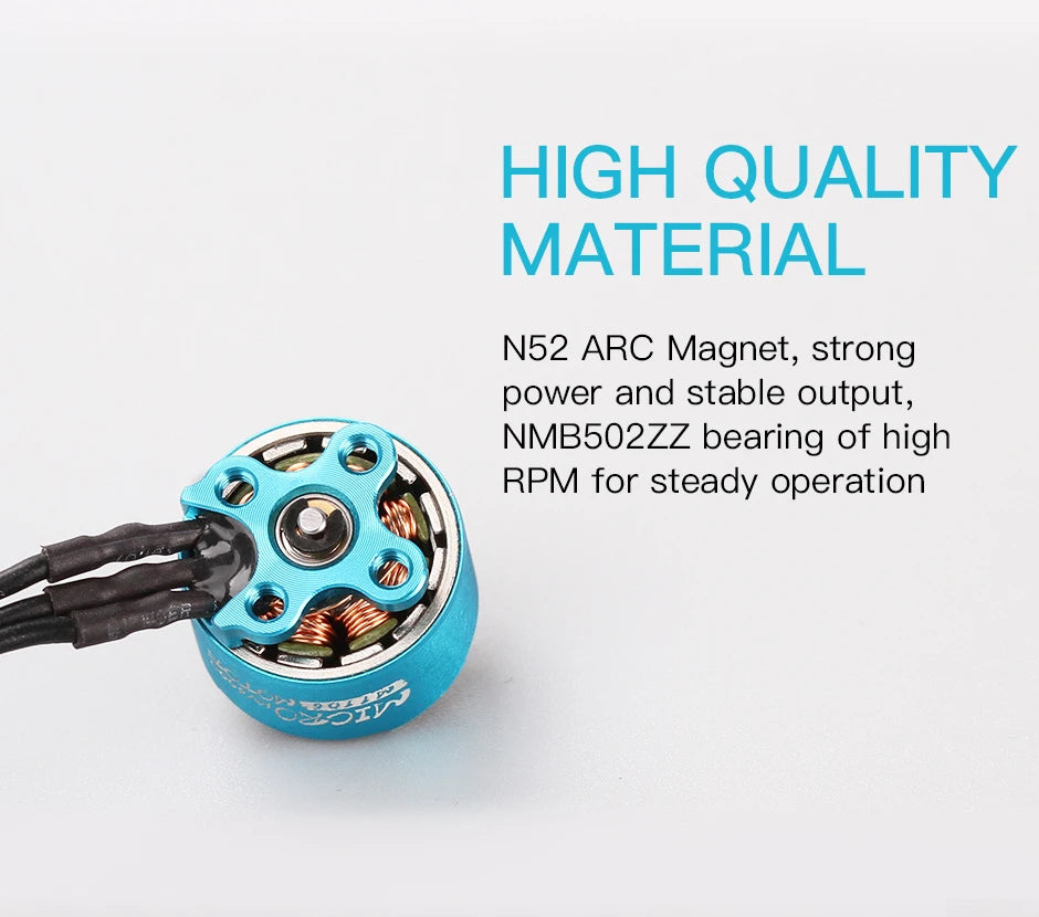 T-motor, HIGH QUALITY MATERIAL N52 ARC Magnet, strong power and stable output,