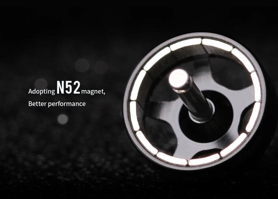 T-motor F0802 KV25000 Micro Motor - 1.81g Brushless Motor For FPV Freestyle 65-85mm Micro Racing Whoop 14 T-motor, Adopting N52 magnet; Better