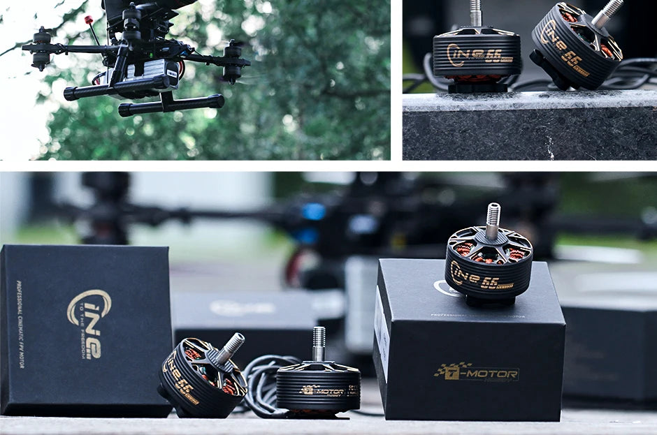 T-motor CINE66 KV925 KV1155 Brushless Motor SPECIF
