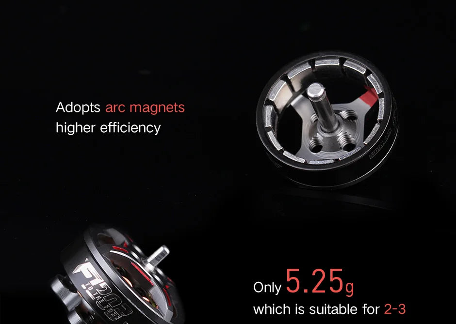 T-Motor, Adopts arc magnets higher efficiency Only 5.25g which is suitable for