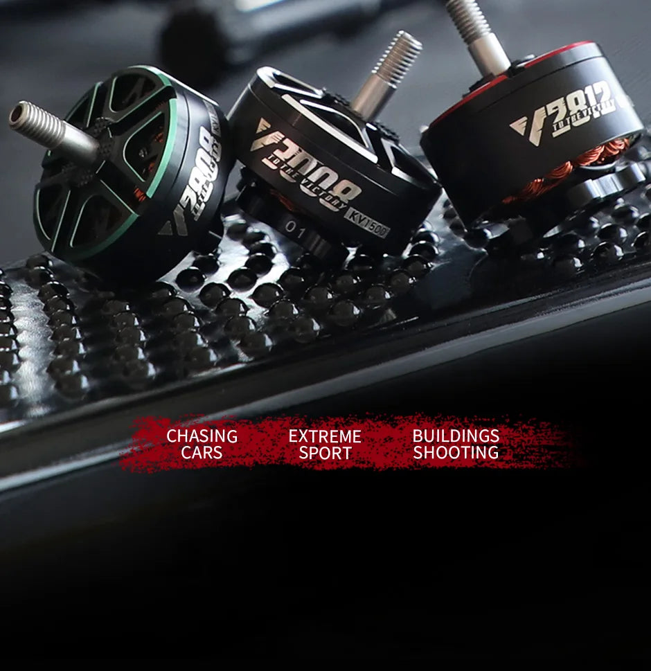 T-motor VELOX V2812 KV925 KV1155 3.3KG Thrust V series Motor For FPV Racing Drone FPV Freestyle Frame 8 T-motor, CHASING EXTREME BUILDINGS CARS SPORT SHOO
