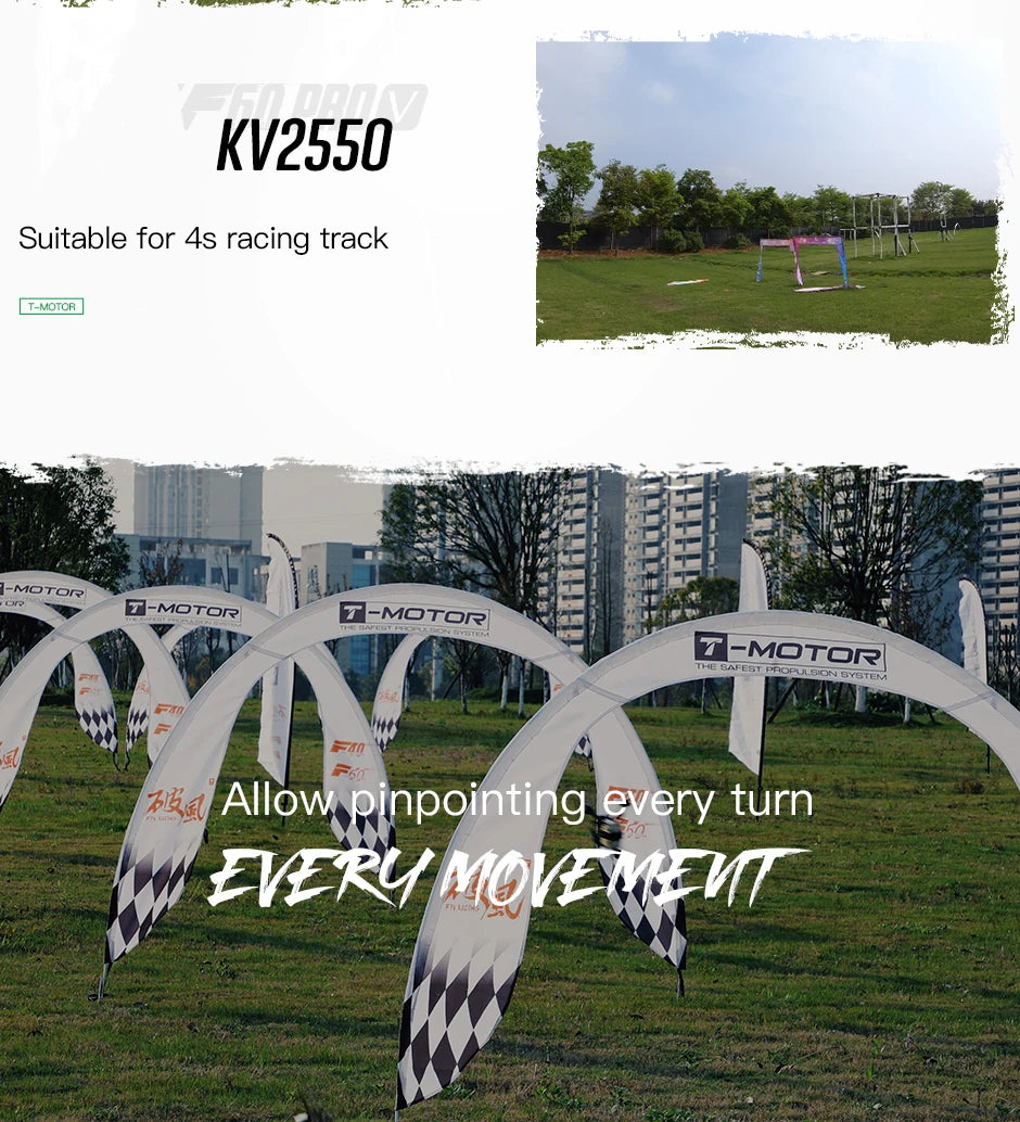 T-motor, U KV2550 Suitable for 4s racing track T-NOTOA I-