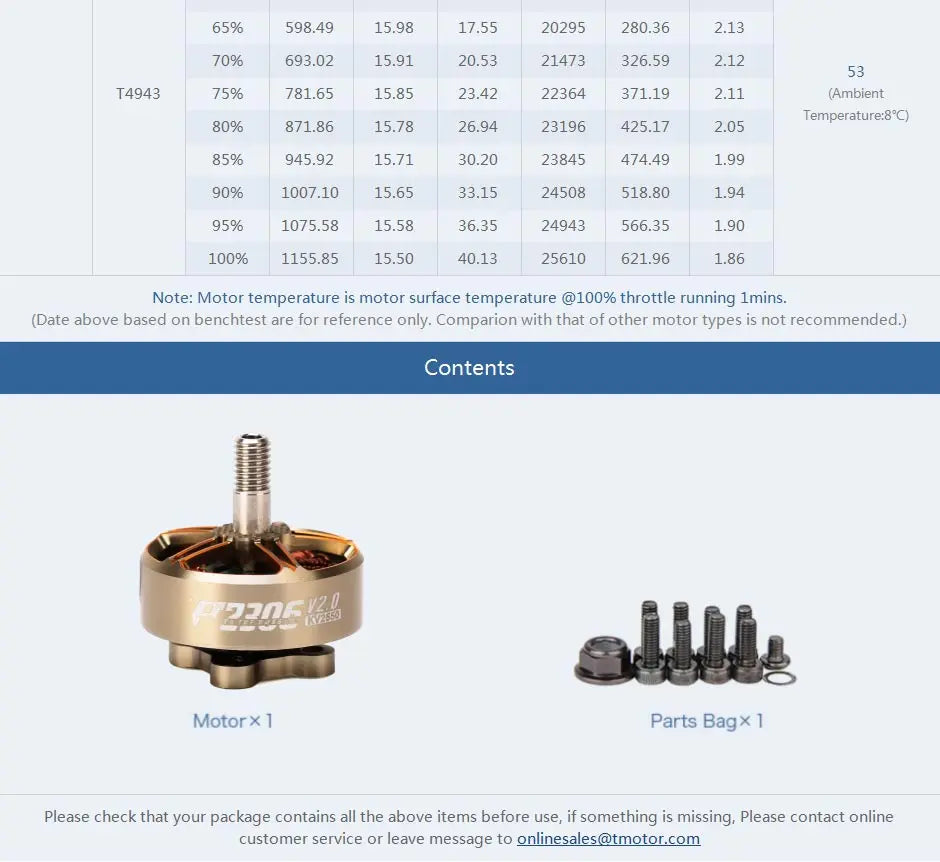 T-motor PACER V2 P2306 KV1950 KV2550 Powerful Brushless Outrunner Motor Freestyle For FPV RC Drone 15 T-motor, T-MOTOR PACER V2 P2306 KV1950 KV25