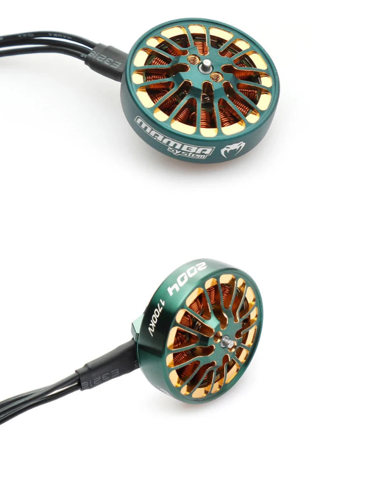 DIATONE MAMBA TOKA 2004 1700KV/2900KV محرك بدون فرشاة لسباق السيارات أخضر للسباق 3-5 بوصة مسواك طائرات بدون طيار صغيرة المدى RC FPV 16 Mamba Toka 2004 1700kv 2900kv Brushless Motor Green Parameter