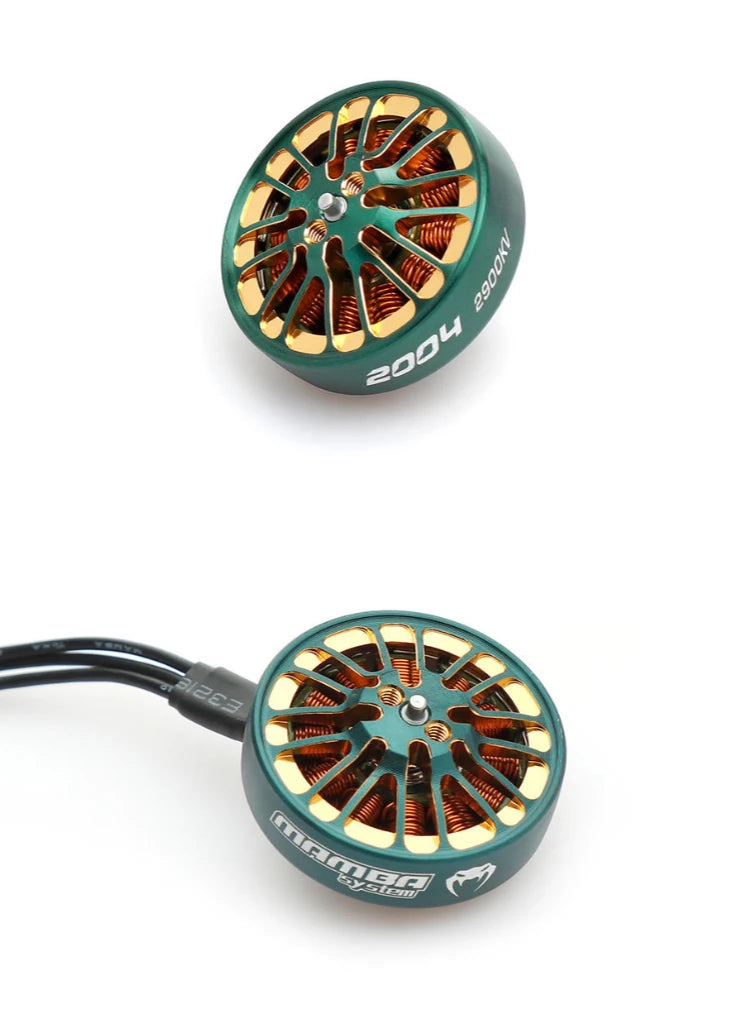 DIATONE MAMBA TOKA 2004 1700KV/2900KV محرك بدون فرشاة لسباق السيارات أخضر للسباق 3-5 بوصة مسواك طائرات بدون طيار صغيرة المدى RC FPV 18 Mamba Toka 2004 1700kv 2900kv Brushless Motor Green Parameter