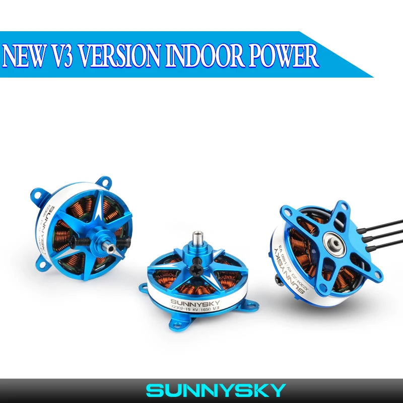 Sunnysky X2302 X2304 X2305 1480kv 1600kv 1650kv Brushless Motor CW for Fixed-wing aircraft Multicopter New 18 NW V3 VERSION NNDOOR POWER SUNNYSKY IV: