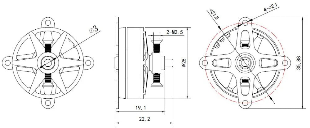 Sunnysky X2302 X2304 X2305 1480kv 1600kv 1650kv Brushless Motor CW for Fixed-wing aircraft Multicopter New 23 US $17.00 Sunnysky X2206 1500KV 1900KV Outrunner Brush