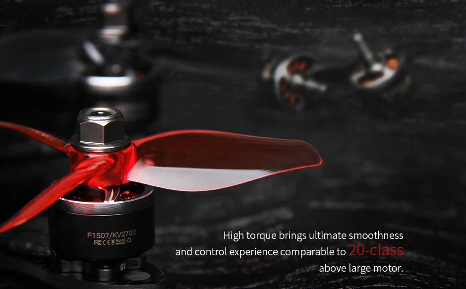 T-Motor, F1507/KV2700 High torque brings ultimate smoothness FccezR