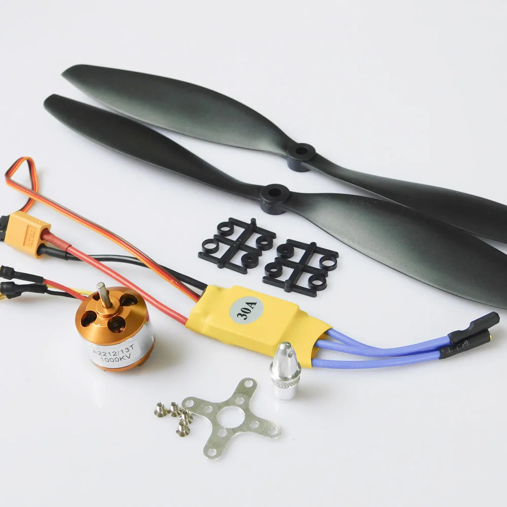 محرك بدون فرشاة جديد Sida XXD A2212 KV930/1000/1400/2200 30A ESC + 1045 مجموعة طاقة مجداف 12 Brushless motor, XXD A2212 1000KV motor + 30A ESC + 1045