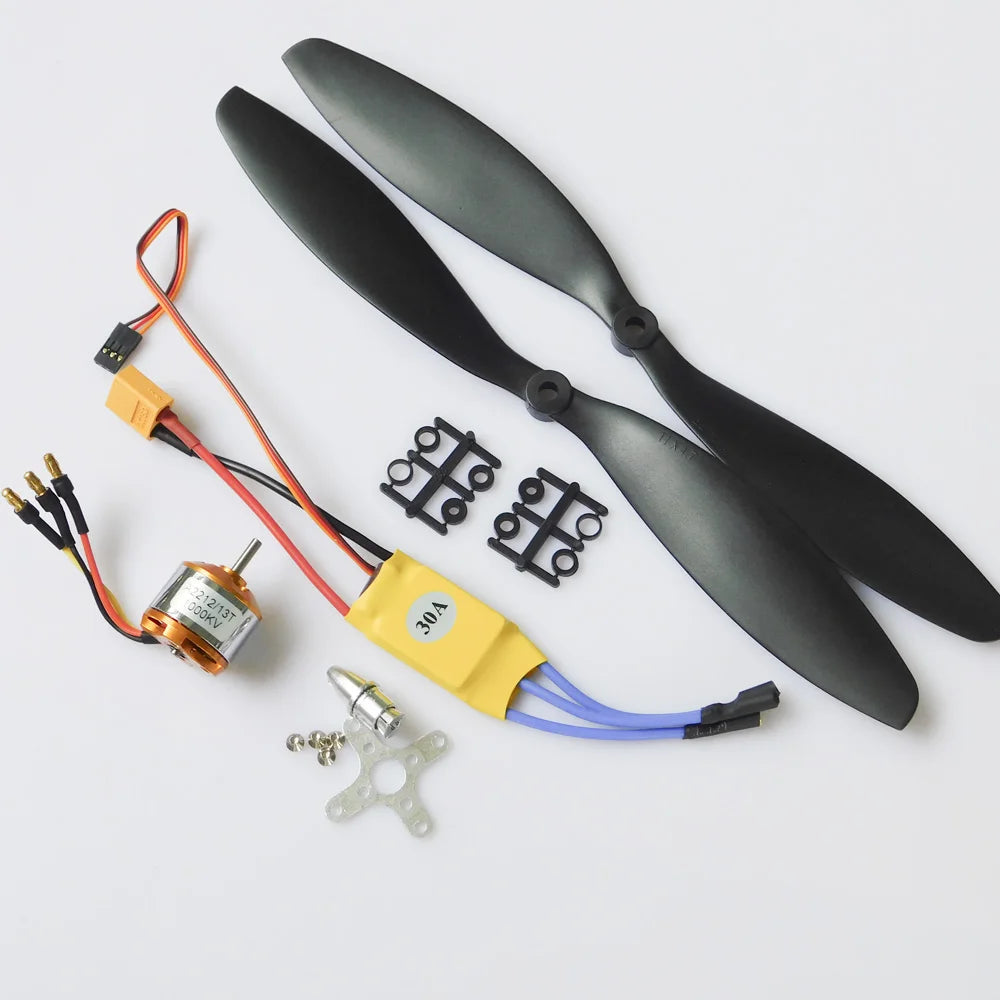 محرك بدون فرشاة جديد Sida XXD A2212 KV930/1000/1400/2200 30A ESC + 1045 مجموعة طاقة مجداف 13 Brushless motor, XXD A2212 1000KV motor + 30A ESC + 1045