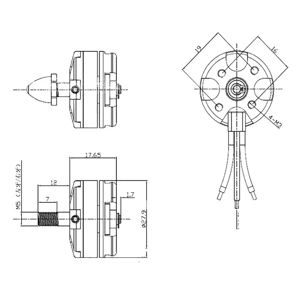 MT2204 2300KV 2204 CW/CCW Brushless Motor & FVT Littlebee 20A BLHeli-s SPRING ESC for FPV Racing Quad Motor FPV Multicopter 15 SILABS EFM8BB21F16, MCU run 48MHz 8: MO