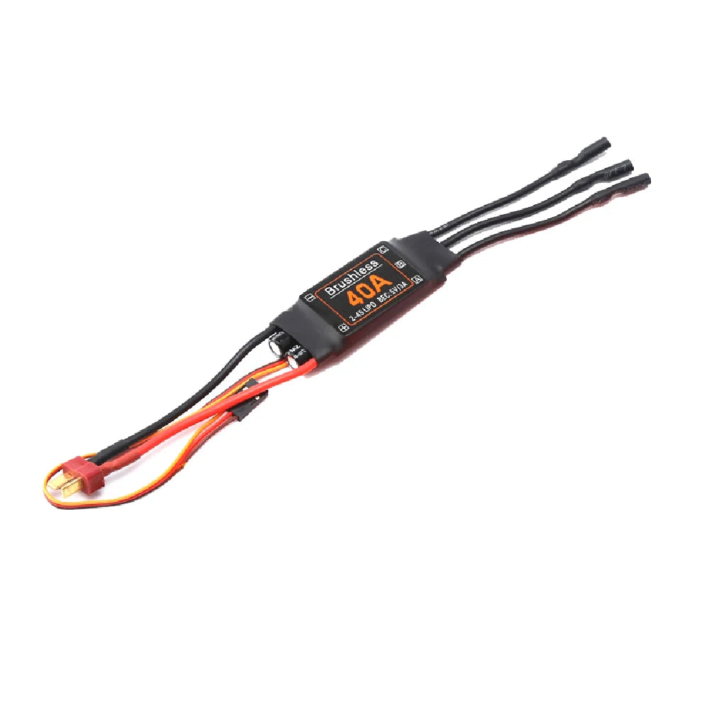 Brushless Motor, 2-3S LiPo BEC output: linear mode: 5V, 3A Power cord