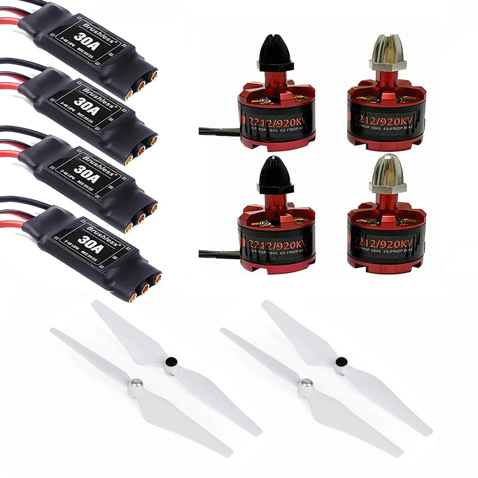 2212 920KV Brushless Motor, BEC output: 2A continuous, (instantaneous 3A) 2-4L