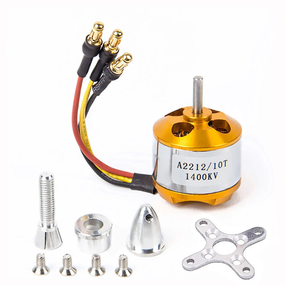 New Brushless Motor, recommended Propeller: 2-cells 7*3.5 , 3-cells 6x3 