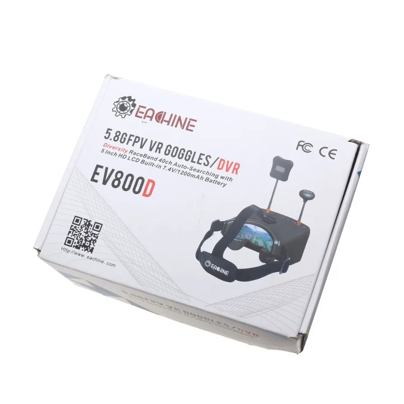Eachine EV800D FPV Goggle - 5.8G 40CH 5 Inch 800*480 Video Headset HD DVR Diversity FPV Goggles With Battery For RC Model 17