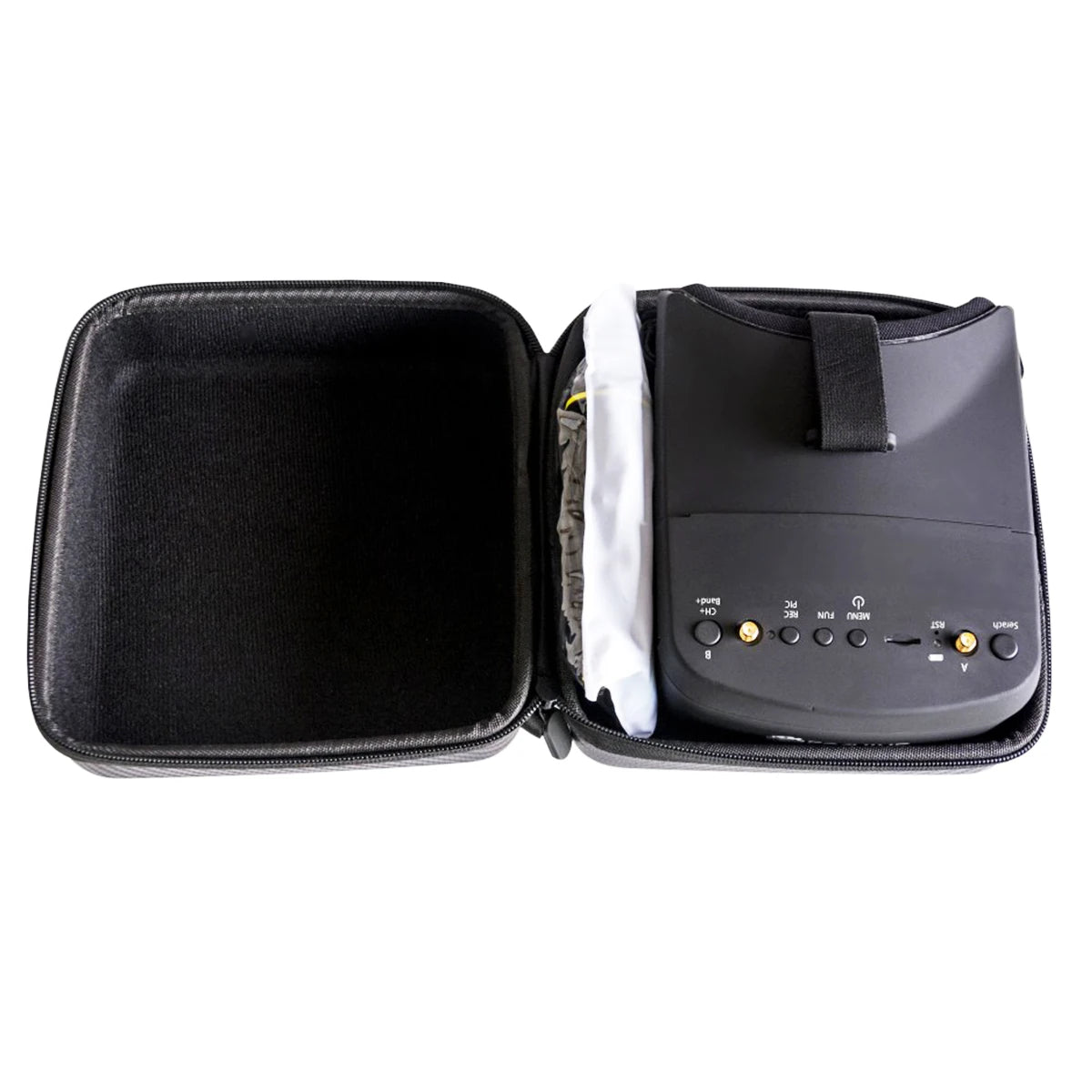 نظارات EV800D 5.8G 40CH FPV - 5 بوصة 800*480 سماعة فيديو HD DVR نظارات FPV متنوعة مع بطارية لطراز RC RC FPV Drone 6 EV800D 5.8G 40CH FPV Goggle, 5GHz, with RaceBand; Advanced auto-searching function and the working frequency show