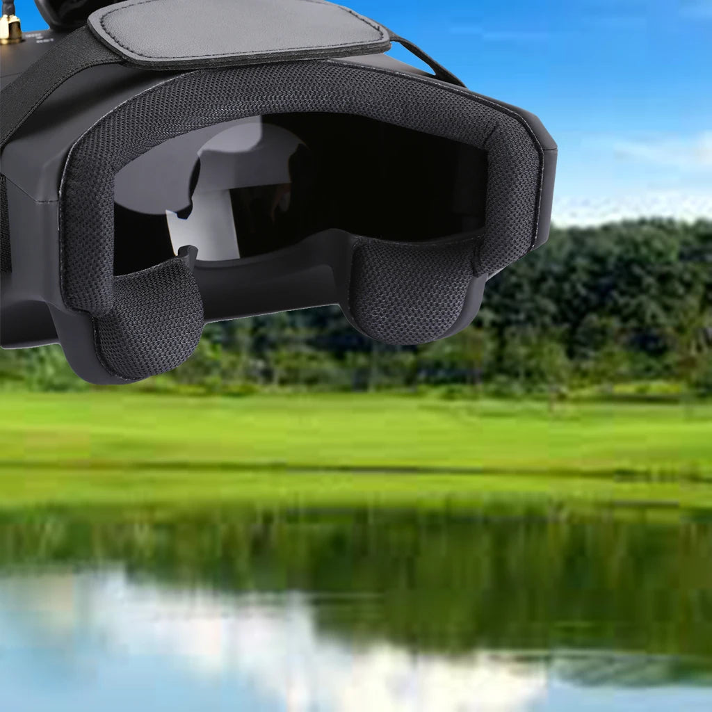 نظارات EV800D 5.8G 40CH FPV - 5 بوصة 800*480 سماعة فيديو HD DVR نظارات FPV متنوعة مع بطارية لطراز RC RC FPV Drone 10 EV800D 5.8G 40CH FPV Goggle, 5GHz, with RaceBand; Advanced auto-searching function and the working frequency show