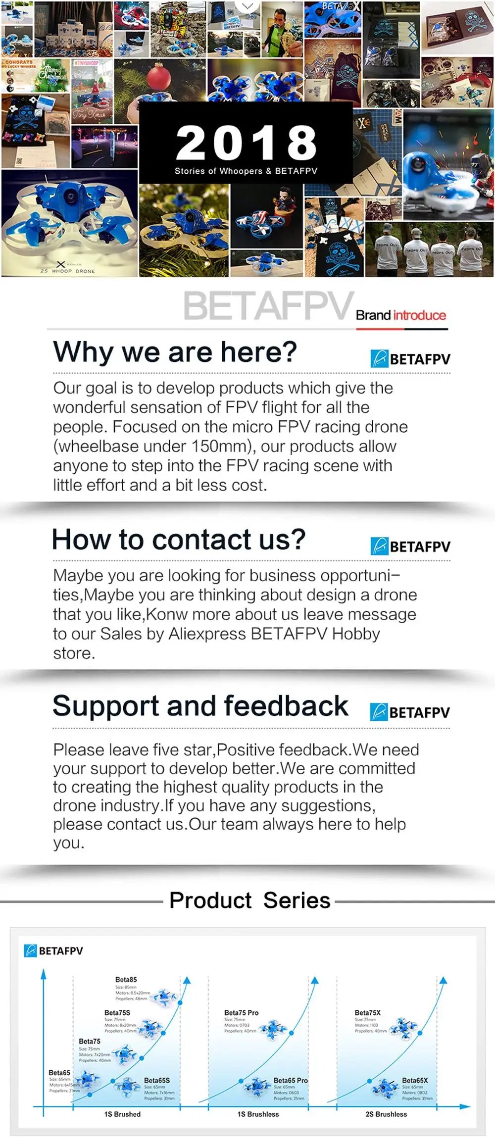 BETAFPV VR02 FPV Goggle, BETAFPV aims to develop products which give the wonderful sensation of FPV flight