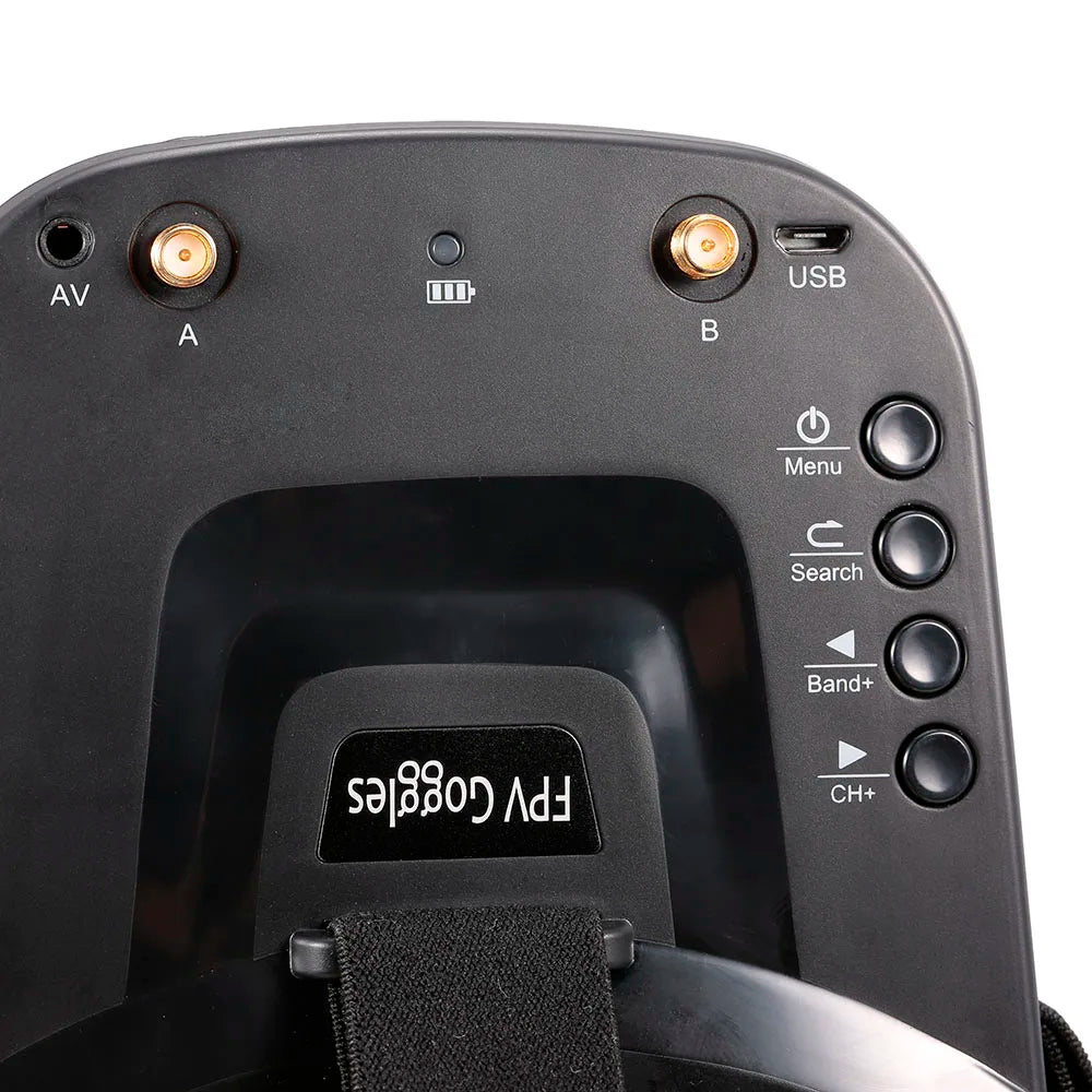 5.8G 40CH FPV Goggles Monitor - Video Glasses Headset HD With Dual 5.8G Antennas 25mW transmitter fpv 600TVL camera for Racing FPV Drone 34 5.8G 40CH FPV Goggles Monitor SPECIFICATIONS Use