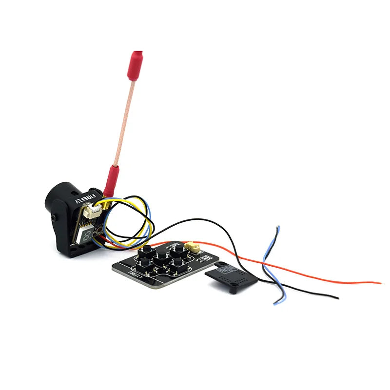 Hawkeye Firefly Fortress Micro FPV Camera - AIO 2.1mm 1/3 960H TVL Mini Camera w/ 5.8G 200mW Transmitter VTX for Drone 1S - 6S RC Car 19 Hawkeye Firefly Fortress Micro FPV Camera, you could adjust the power by pressing up/down button