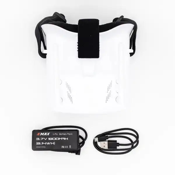 EMAX Tinyhawk 5.8G 48CH Diversity FPV Goggles, Bohony Poc J7v IBDOMAH (BTAWHI Ene