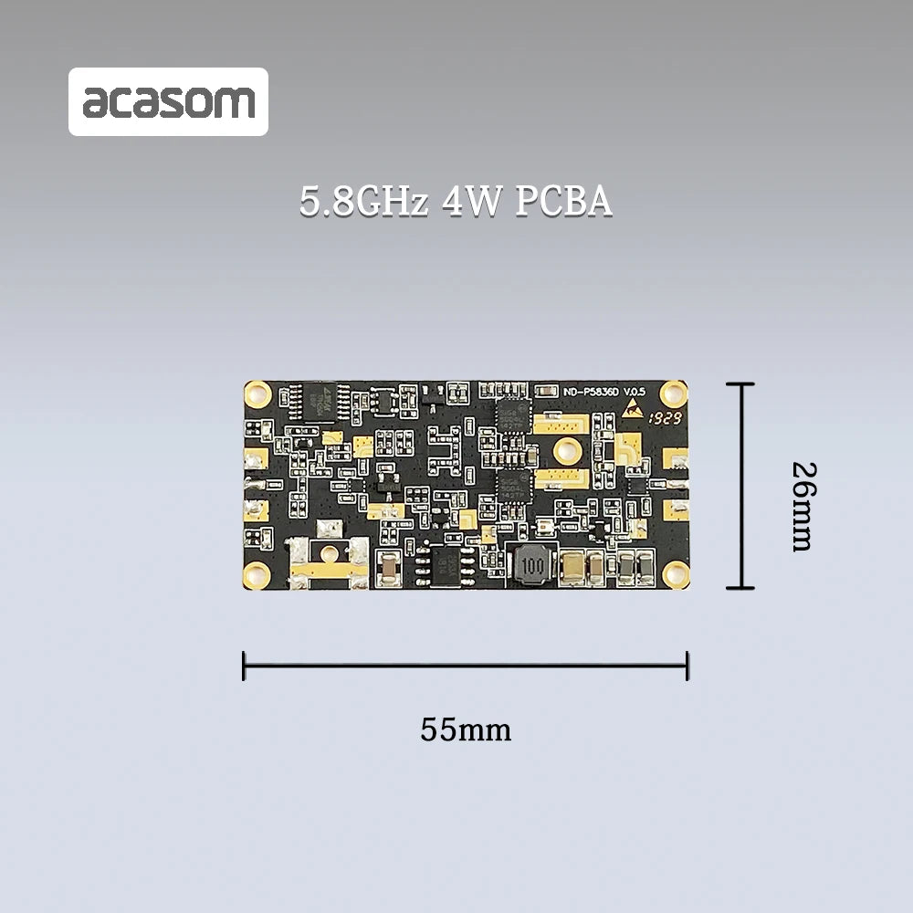 acasom 5.8GHz 4W PCBA DEwIL ND-Ps