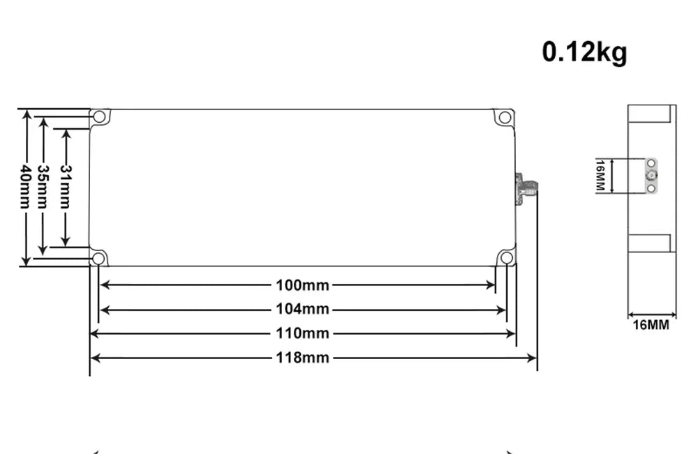 5.2G 5.8G 10W 20W 30W Anti Drone Modules, this module is customized with frequencies of 1.2G 1.5G 2.4G 433M 