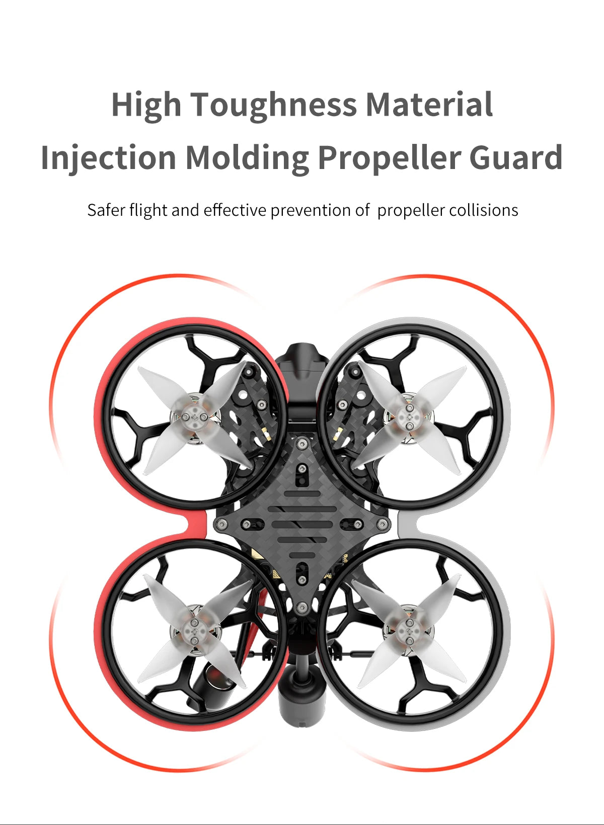 GEPRC Cinelog20 HD - AVATAR Walksnail FPV, GEPRC Cinelog20 HD, High Toughness Material Injection Molding Propeller Guard Safer flight and effective prevention of