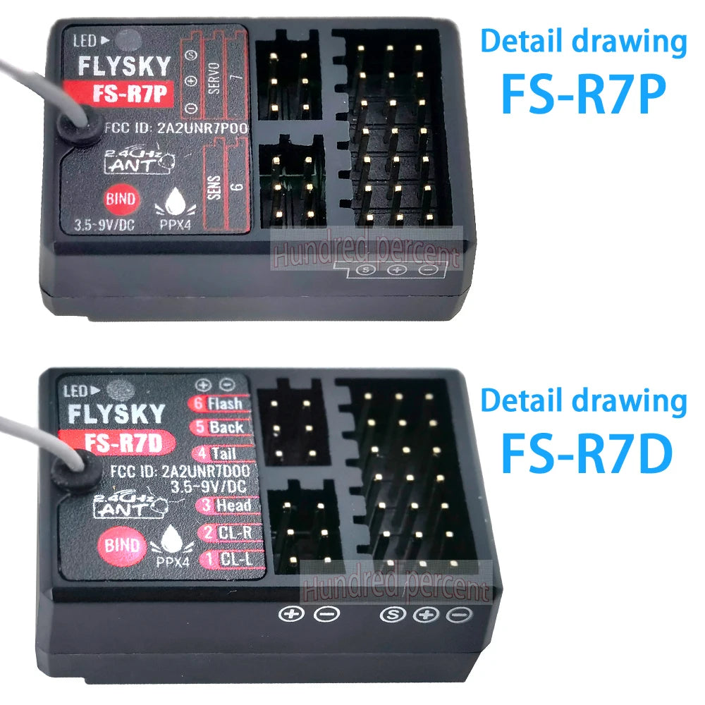 FLYSKY FS-G7P G7P 2.4G 7CH ANT بروتوكول ناقل موجات الراديو- PWM PPM I-BUS SBUS الإخراج مع FS-R7P R7P RC استقبال لقارب سيارة RC 35 FLYSKY FS-G7