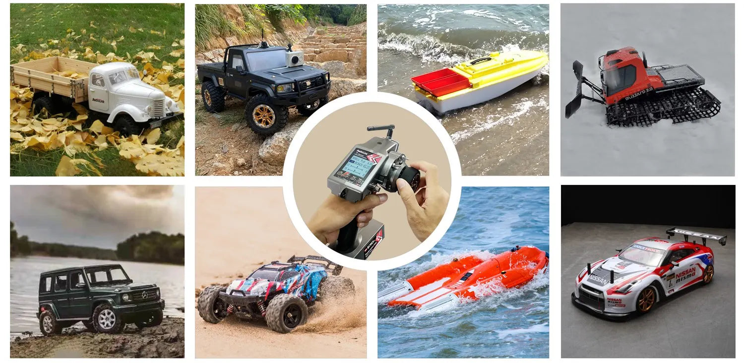 Radiolink RC6GS V3 - 2.4G 7 Channel RC Radio, RC6GS V3 is an ideal partner for all types of RC cars and boats